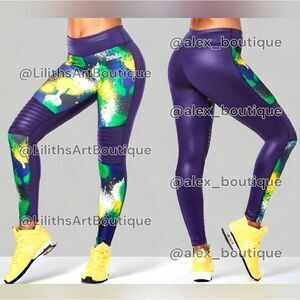 Zumba Must Move Ankle Leggings Night Sky Size S (E083)